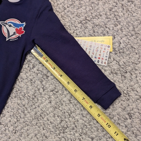 BNWT MLB Toronto Blue Jays Kids (18-24 Months) 1 Piece Footies/Pyjamas/Sleepers - Picture 8 of 13